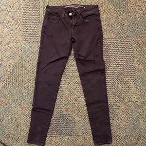 Maroon American eagle super stretch pants!